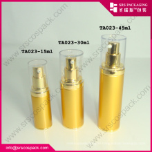 Wholesale Cosmetic Gold Alu Airless Pump Bottle